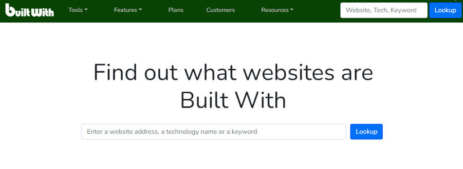BuiltWith feature image