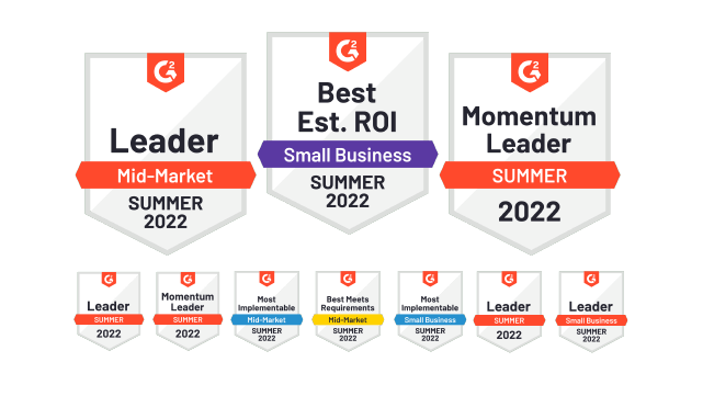 SPOTIO G2 Summer 2022 Badges
