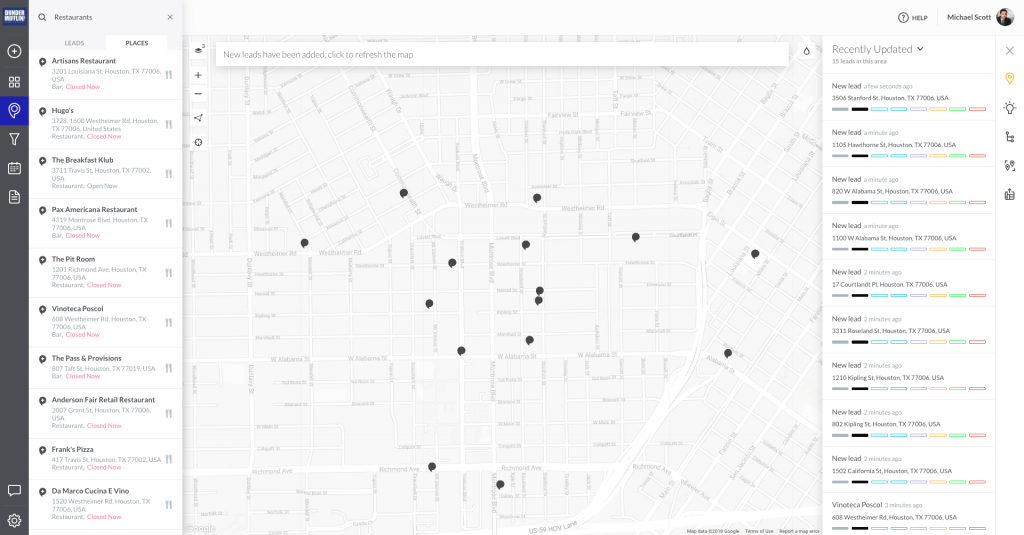 SPOTIO Google Places integration